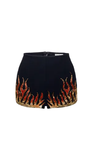 BLAZE SEQUIN SPARKLE HOT PANT SHORTS
