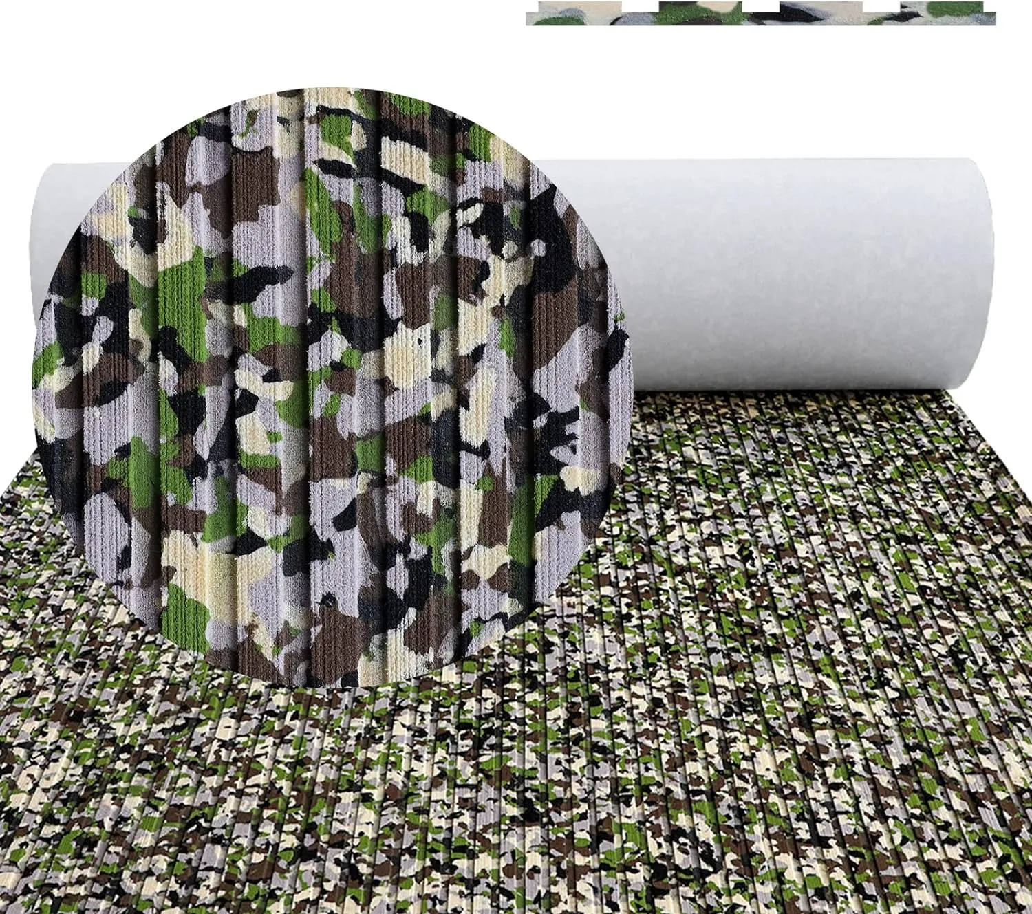 Boat Flooring EVA Foam Boat Decking Camo 94"x45"/35"/23" Non-Slip Boat Mat Self-Adhesive Foam Boat Deck Flooring Carpet Mat Rolls for Kayak Deck Boat Yacht Flooring Motorboat