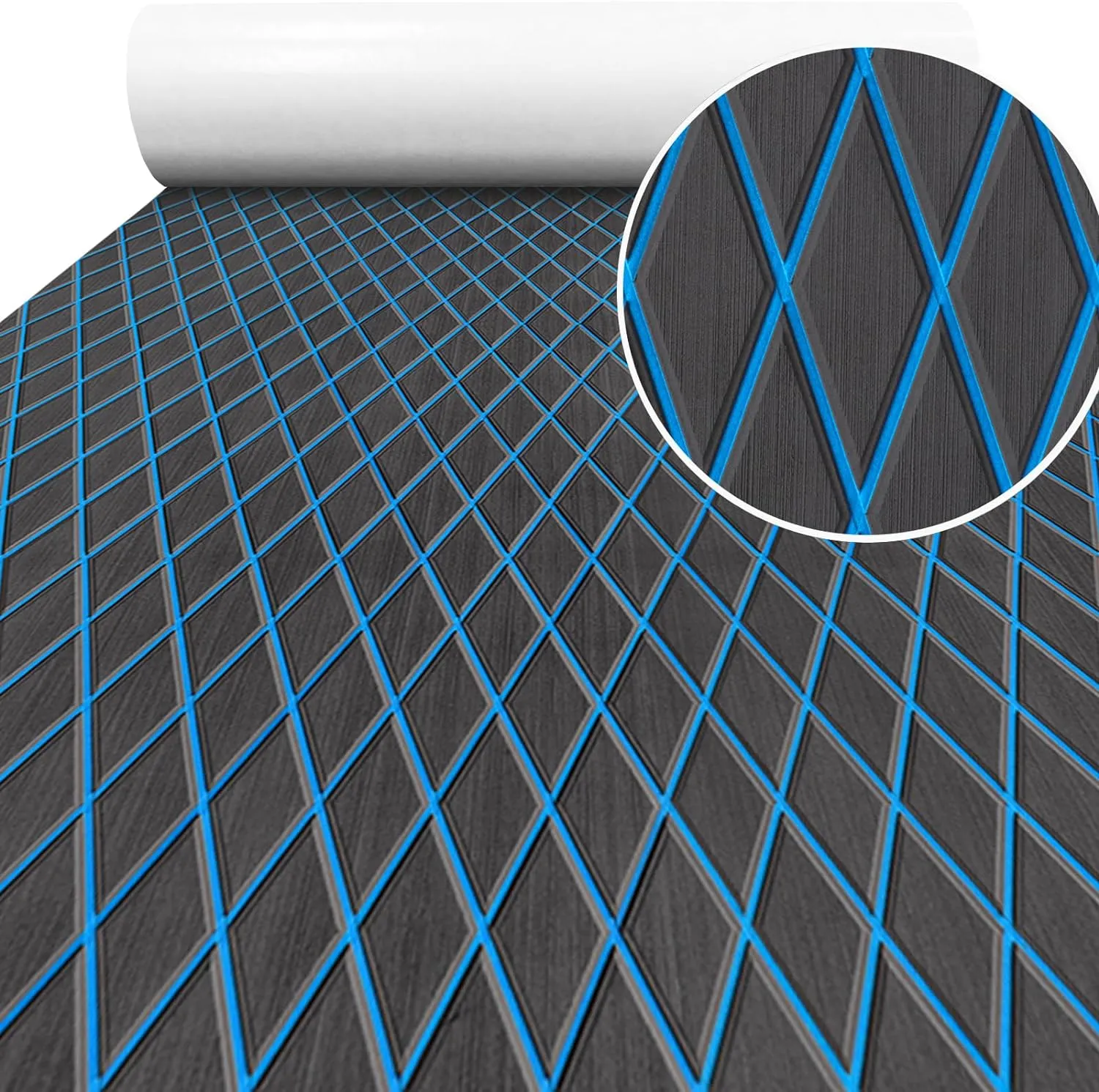 Boat Flooring EVA Foam Boat Decking Sea Deck Boat Flooring Self-Adhesive Faux Teak Marine Boat Decking Non-Slip Mat for Boat Deck Yacht Motorboat Fishing Boat Surfboard Kayak 94x44/28/16