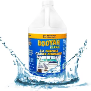 Booyah Clean All Purpose Cleaner Degreaser – Excellent Multi-Surface Cleaner - Removes Grime, Stains, Fish Blood, Oil, Grease, Black Streaks, and Soot – Meets EPA Safer Choice Direct Release Criteria