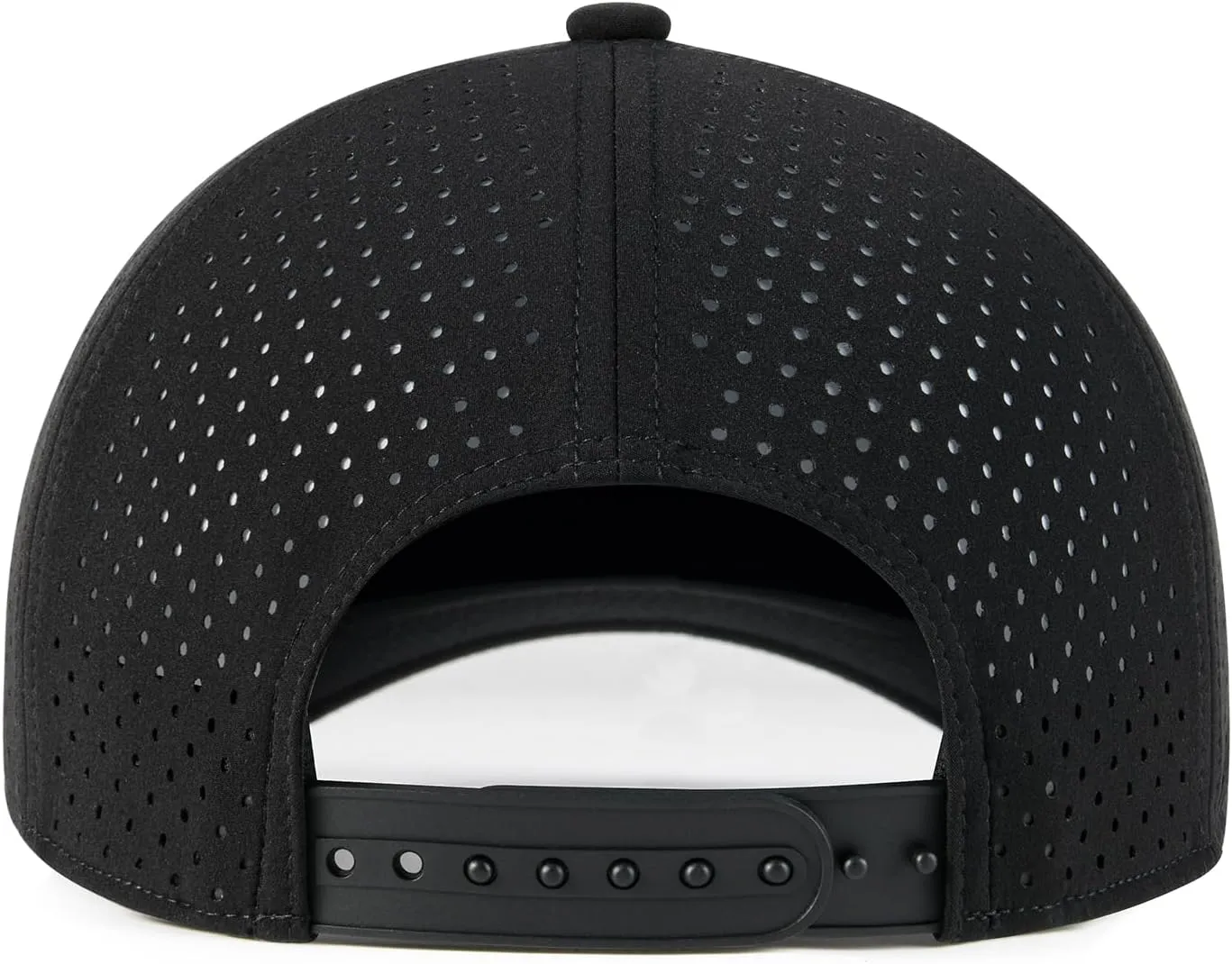 BOTVELA Men Adjustable Snapback Baseball Cap Vented Performance Laser Cut Mesh Hat