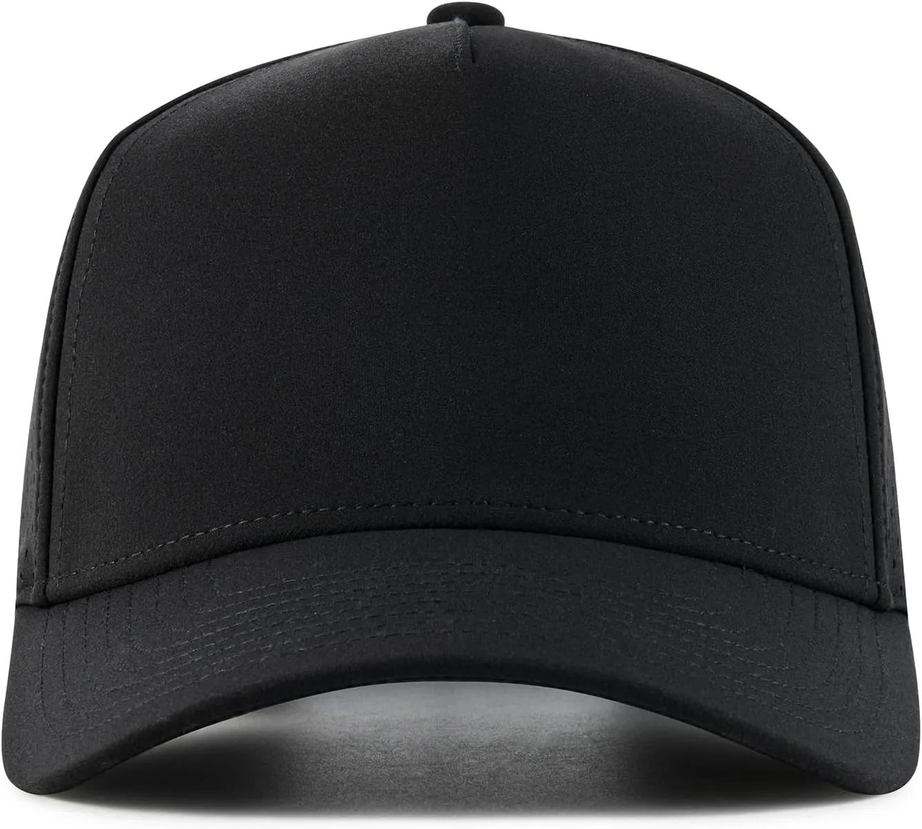 BOTVELA Men Adjustable Snapback Baseball Cap Vented Performance Laser Cut Mesh Hat