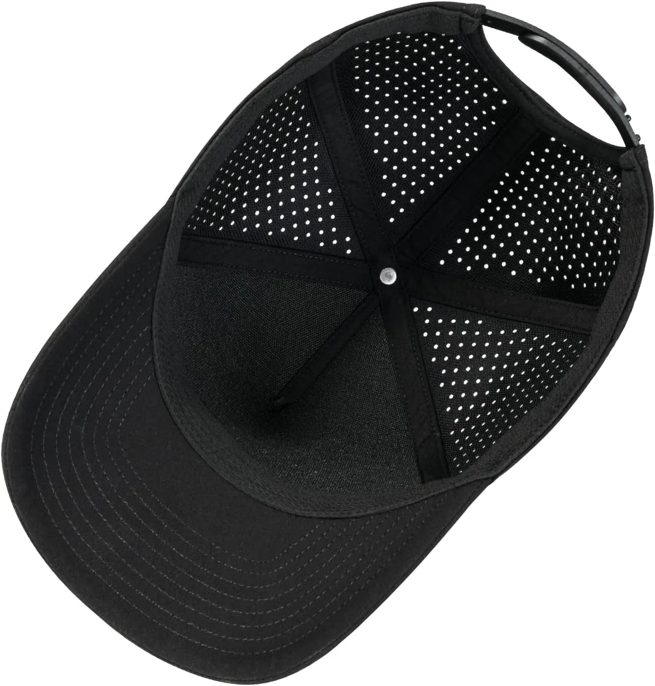 BOTVELA Men Adjustable Snapback Baseball Cap Vented Performance Laser Cut Mesh Hat
