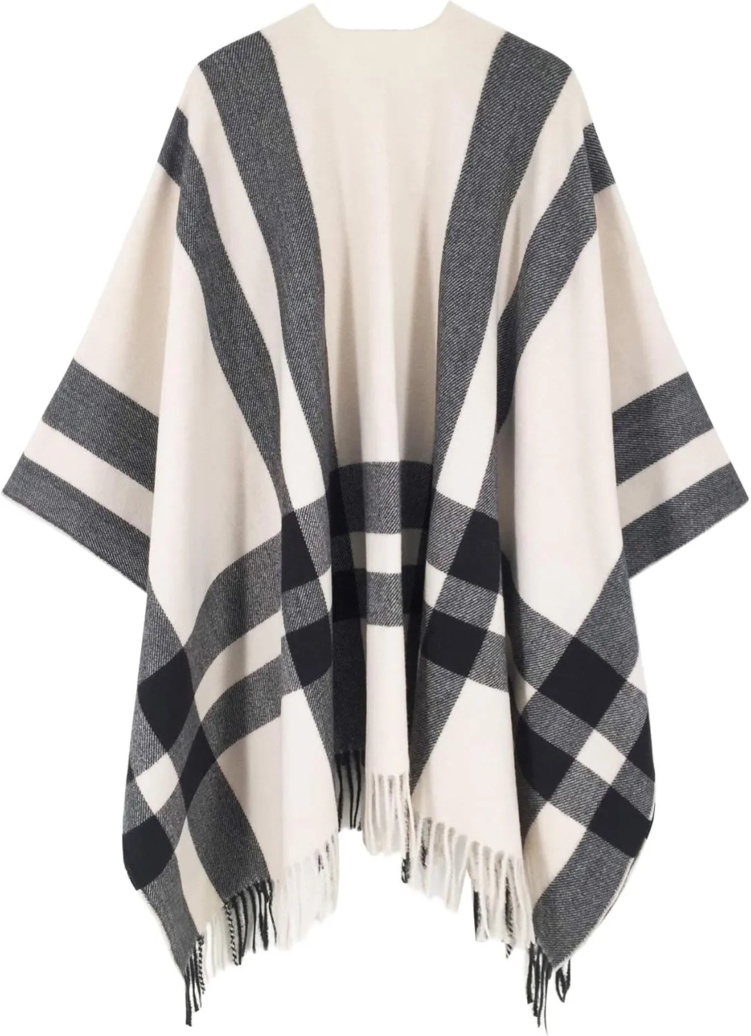 Breezy Lane Women's Shawl Wraps Warm Poncho Ruana Wrap Cardigan