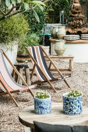 Brick & Lin Teak Deck Chair