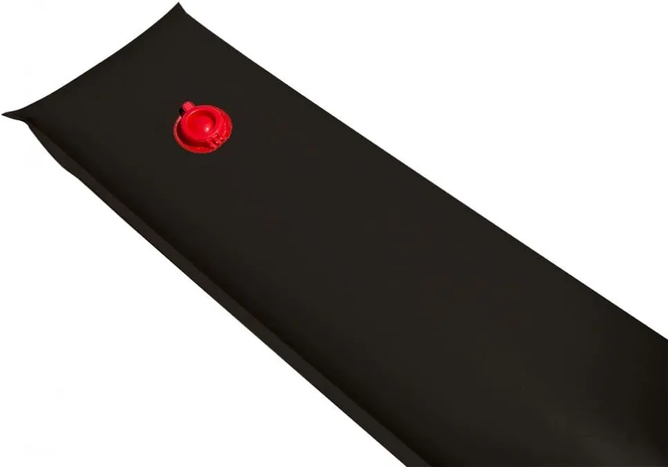 Buffalo Blizzard Black 8-Foot Long Single Chamber Water Bags | 18 Pack | 22-Gauge Heavy-Duty Vinyl Material | Secures Winter Cover to Rectangular Swimming Pools