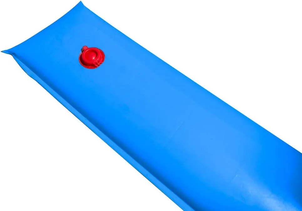 Buffalo Blizzard Blue 4-Foot Long Single Chamber Water Bags | 6 Pack | 16-Gauge Heavy-Duty Vinyl Material | Secures Rectangular Winter Cover to Swimming Pools