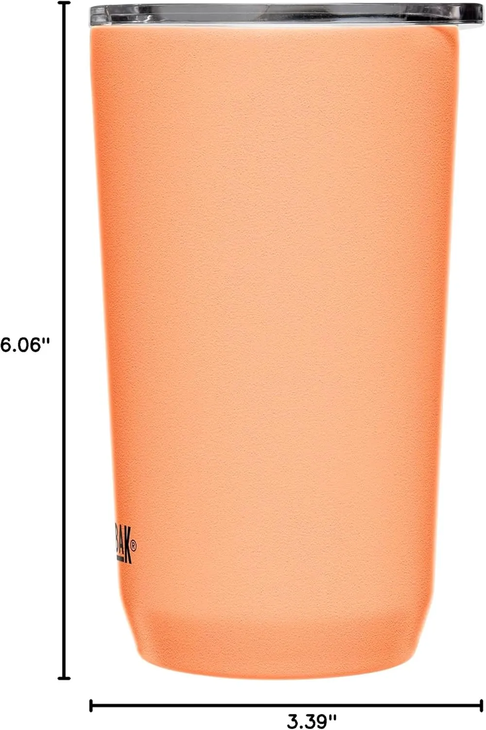 CamelBak Horizon 16oz Tumbler - Insulated Stainless Steel - Tri-Mode Lid - Desert Sunrise