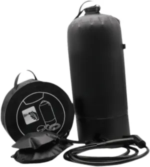 Camping Shower Bag Camp Shower Compact Fast Inflation with Foot Pump Bathing Bag for Lawn Outdoor Backpacking Picnic Trip