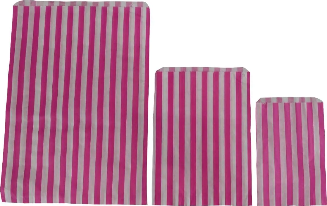 Candy Striped Bags