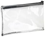 Carousel Checks Inc. Cash Bag, Coin Bag, Company Security Bank Deposit/Utility Zipper Bag, 5.5'' x 10.5'', Clear (5 Bags)