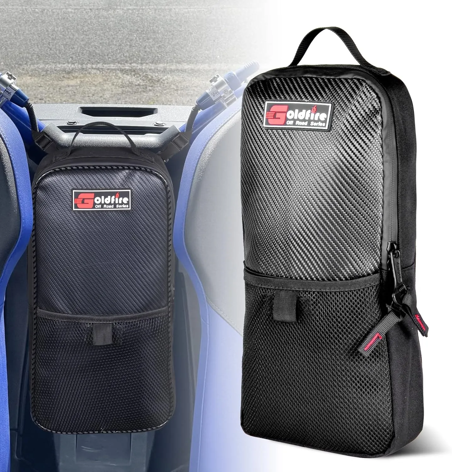 Center Bag for Talon 1000 Accessories, Black Center Seat Storage Bag Between Seat Shoulder Bag For Talon 1000R 1000X 1000X4 2019 2020 2021 2022 Easy to Carry (Black)