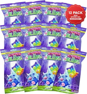 Cepia Assortment A 12 Pack | Mystery Bags for Boys and for Girls | Surprise Alien and Cow Plush | Blind Bag of Collectible Bean Toys | Soft Bean-Filled Plushies | 12pk - Mystery A