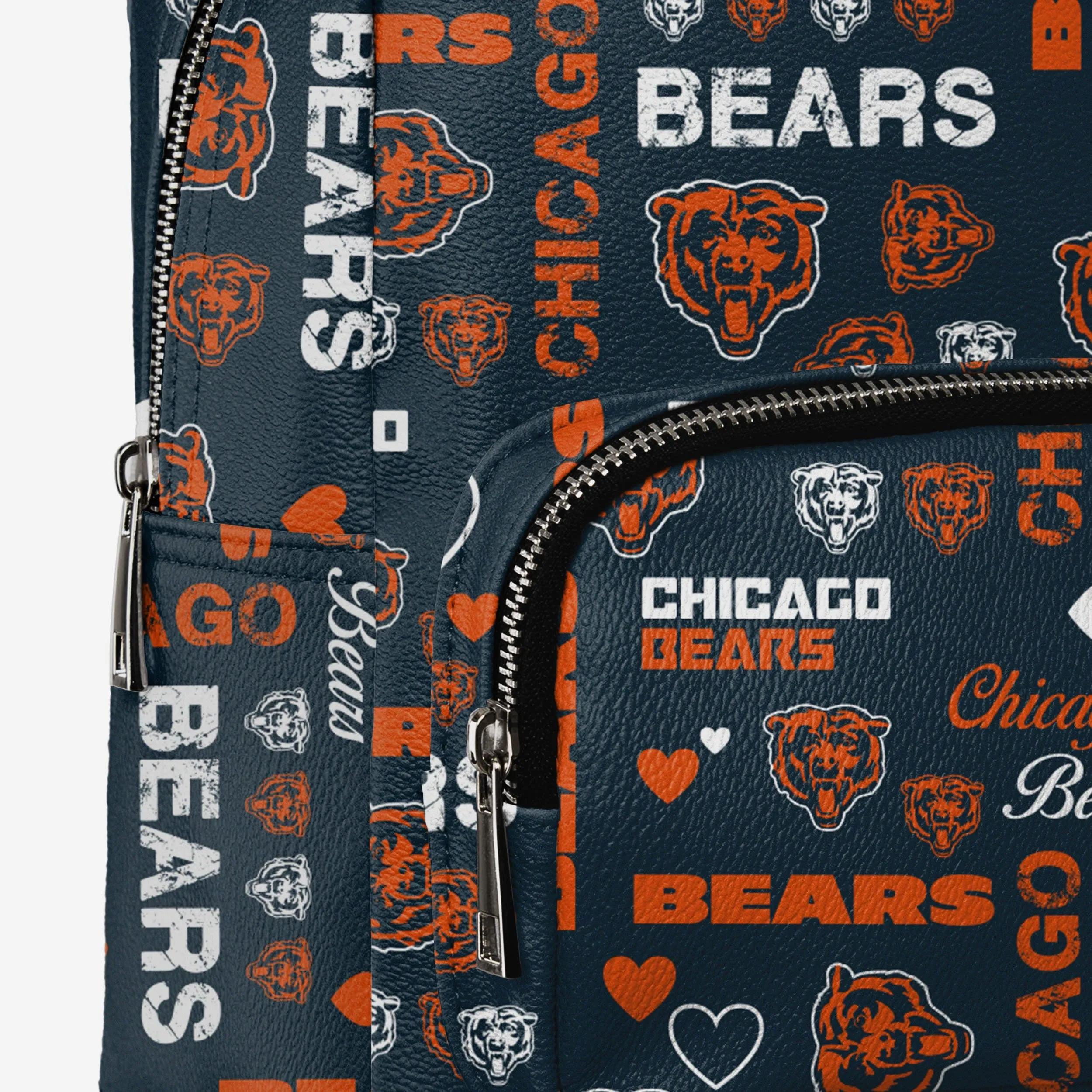 Chicago Bears Logo Love Mini Backpack