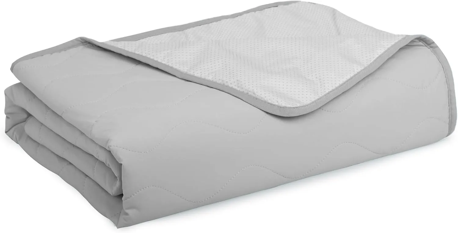 Chicute Cooling Dog Blanket for Sofa - 50x60 Waterproof Pet Blankets for Dog Bed Cover, Slip-Resistant Throw Blanket for Couch Protector, Washable Furniture Cover for Dogs, Cats, Grey