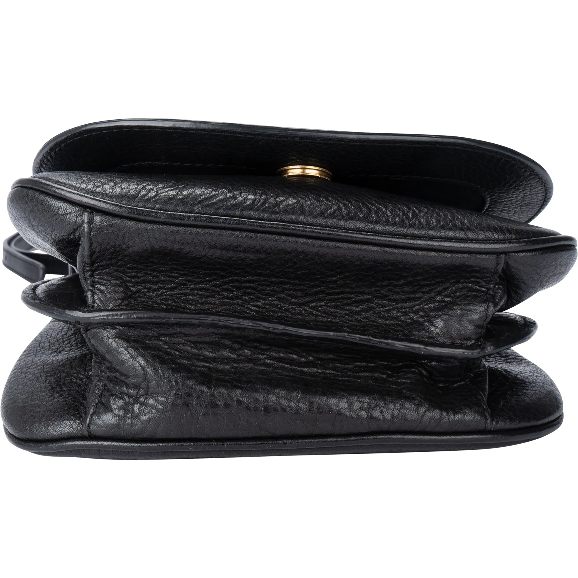 Chloe Leather Saddle Hana Crossbody Bag
