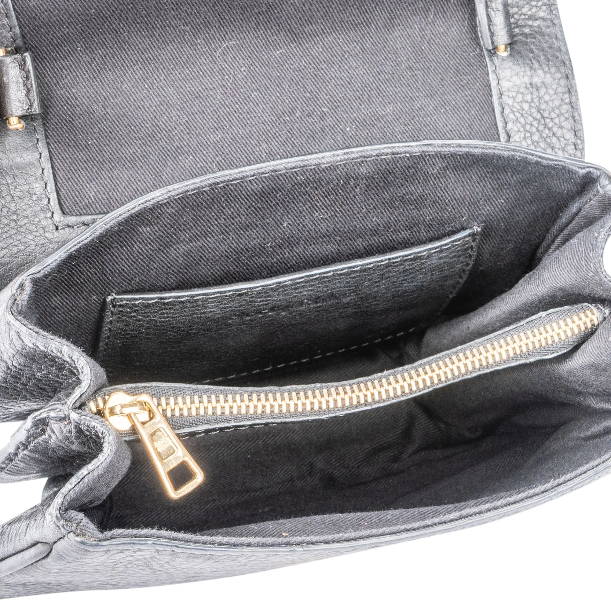 Chloe Leather Saddle Hana Crossbody Bag