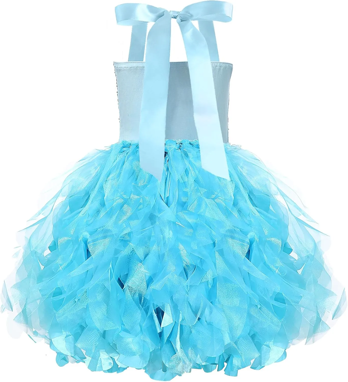 Christmas Tutu Dress for Girls Sequin Tulle Fairy Ball Dresses for Toddler Kid Little Girl Fancy Sparkly Birthday Outfit