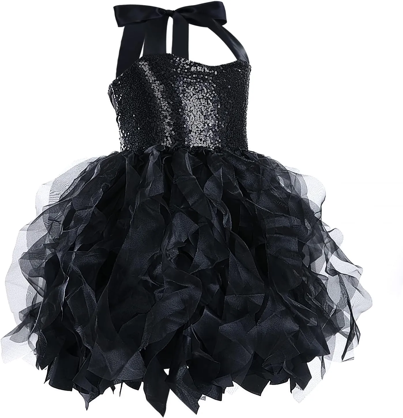 Christmas Tutu Dress for Girls Sequin Tulle Fairy Ball Dresses for Toddler Kid Little Girl Fancy Sparkly Birthday Outfit