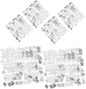 Ciieeo Festival 6pcs Shimmer Wall Backdrop Glitter Backdrop Panel for Disco Background Decorative