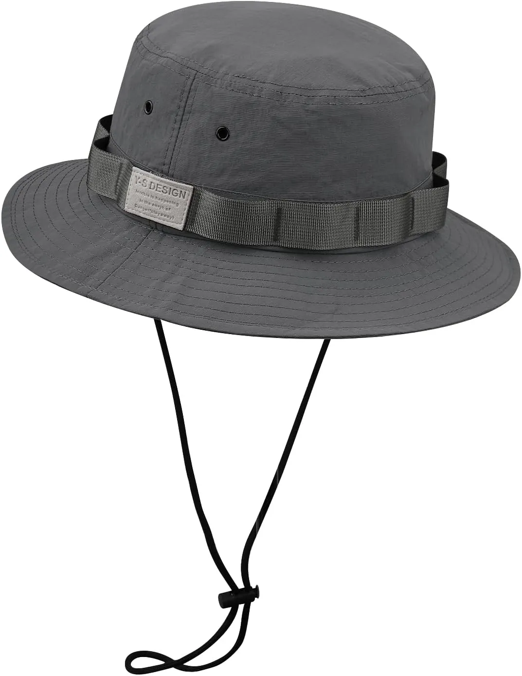 Clakllie Unisex Boonie Hat Bucket Hats with String Wide Brim Hiking Fishing Hat UV Sun Protection Safari Cap Jungle Caps
