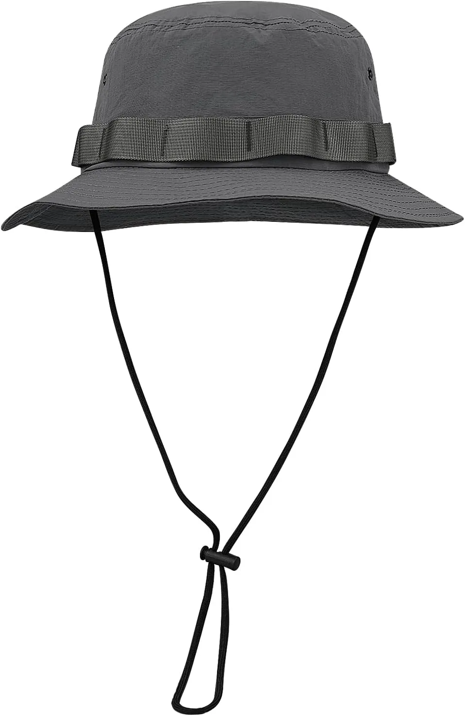 Clakllie Unisex Boonie Hat Bucket Hats with String Wide Brim Hiking Fishing Hat UV Sun Protection Safari Cap Jungle Caps