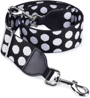 CLOUDMUSIC Handbag Strap Replacement Crossbody Strap Purse Strap With Silver Clips For Women Girls