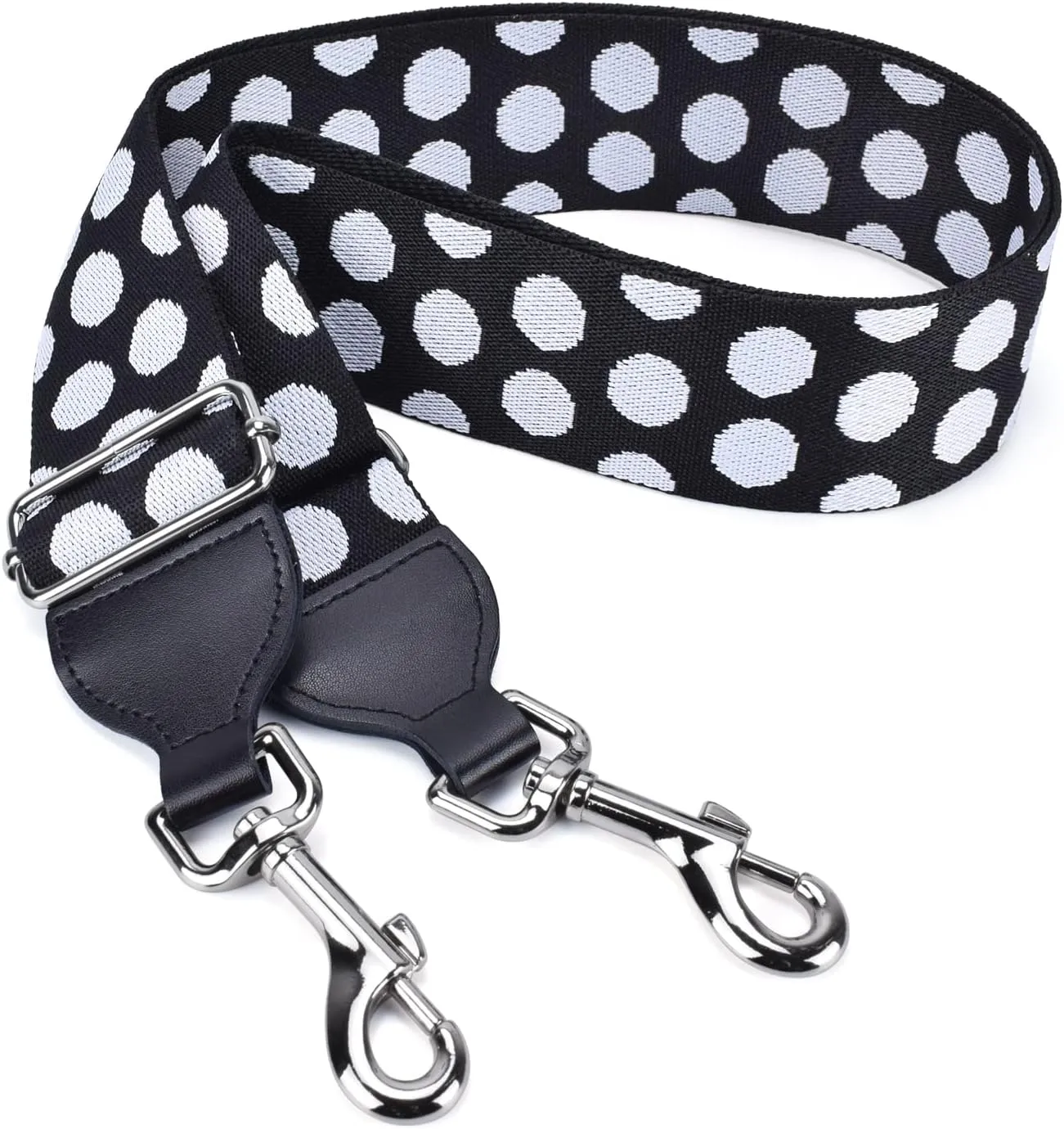CLOUDMUSIC Handbag Strap Replacement Crossbody Strap Purse Strap With Silver Clips For Women Girls