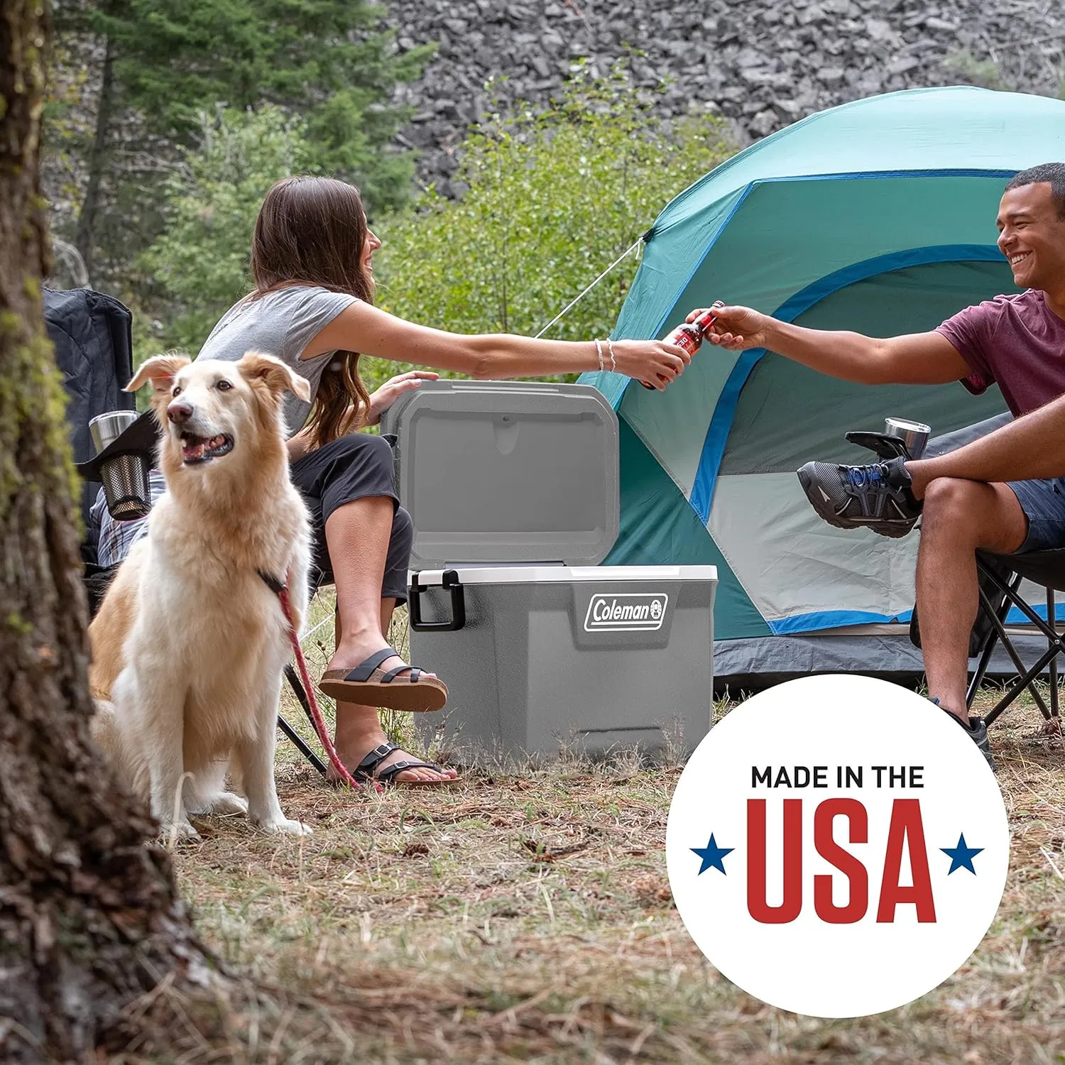 Coleman Classic Series Insulated Portable Cooler, Leak-Resistant Outdoor Hard Cooler Keeps Ice up to 5 Days, 52/70/120/150 Quart