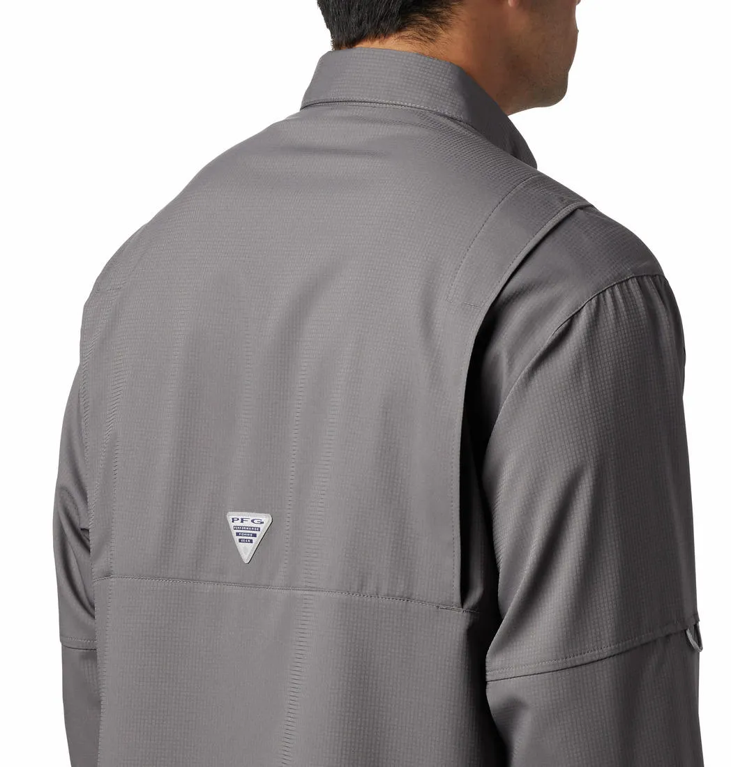 Columbia Men Grey Columbia Men Tamiami Ii Long Sleeve Shirt