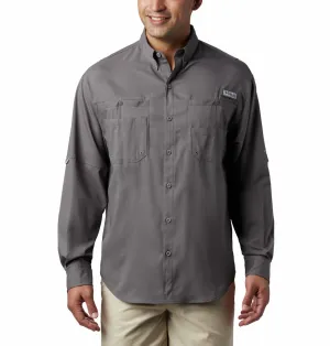 Columbia Men Grey Columbia Men Tamiami Ii Long Sleeve Shirt