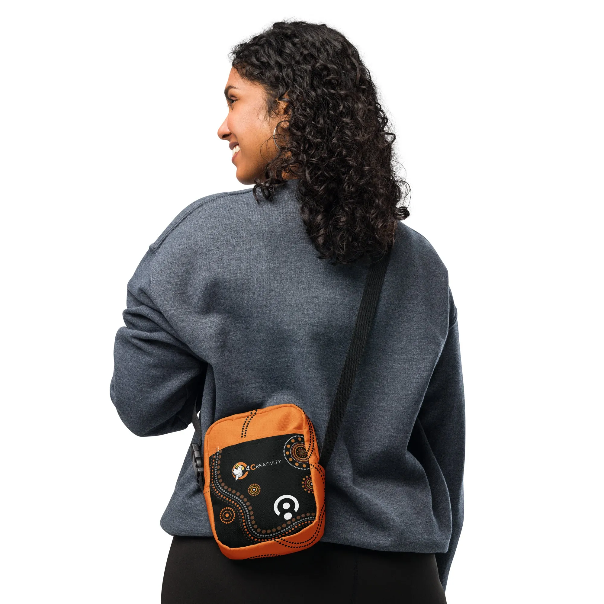 Contemporary Aboriginal Art Utility Crossbody Bag