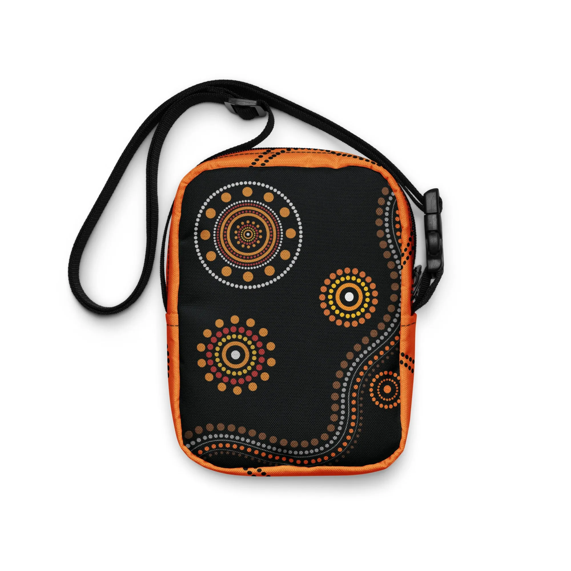 Contemporary Aboriginal Art Utility Crossbody Bag