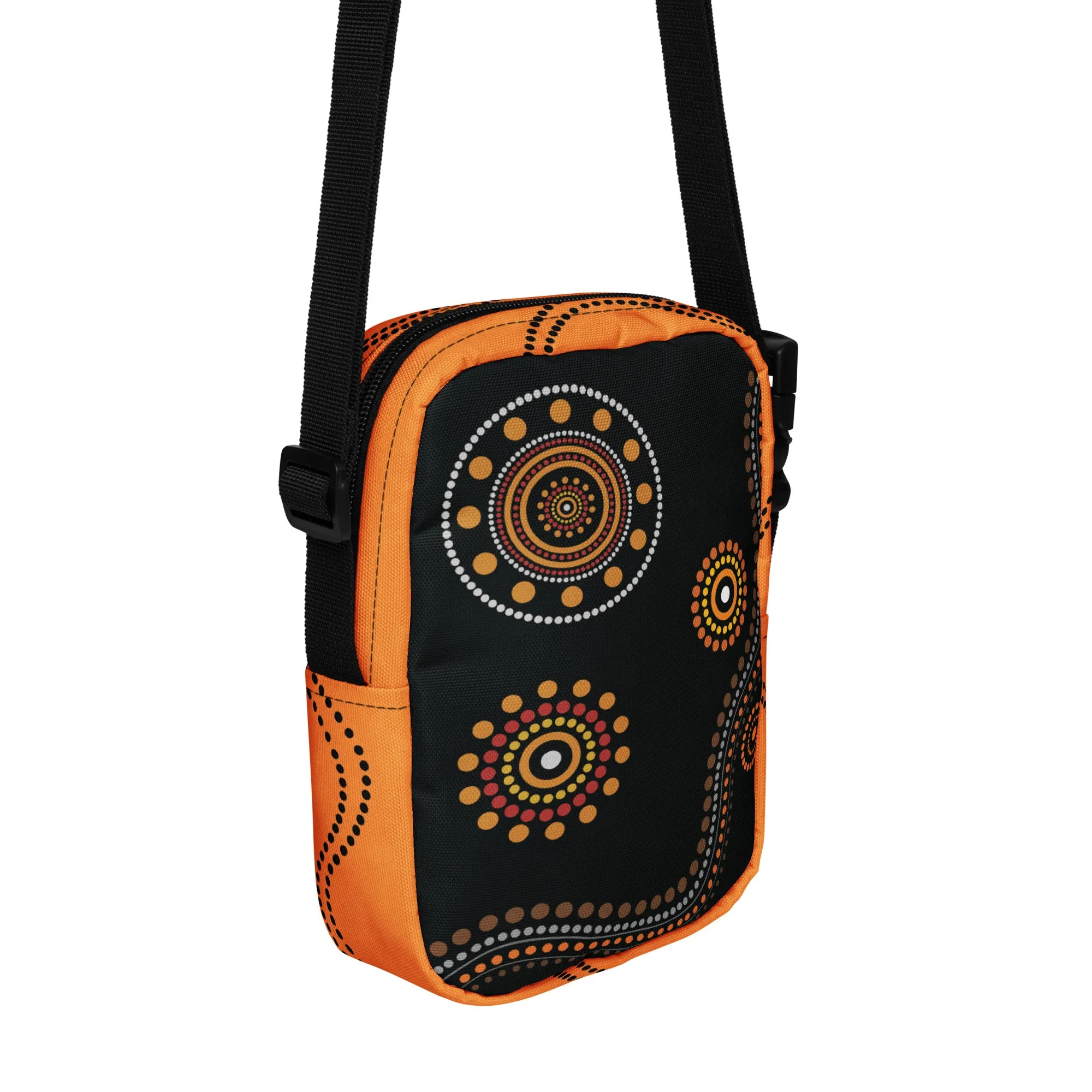 Contemporary Aboriginal Art Utility Crossbody Bag