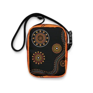 Contemporary Aboriginal Art Utility Crossbody Bag