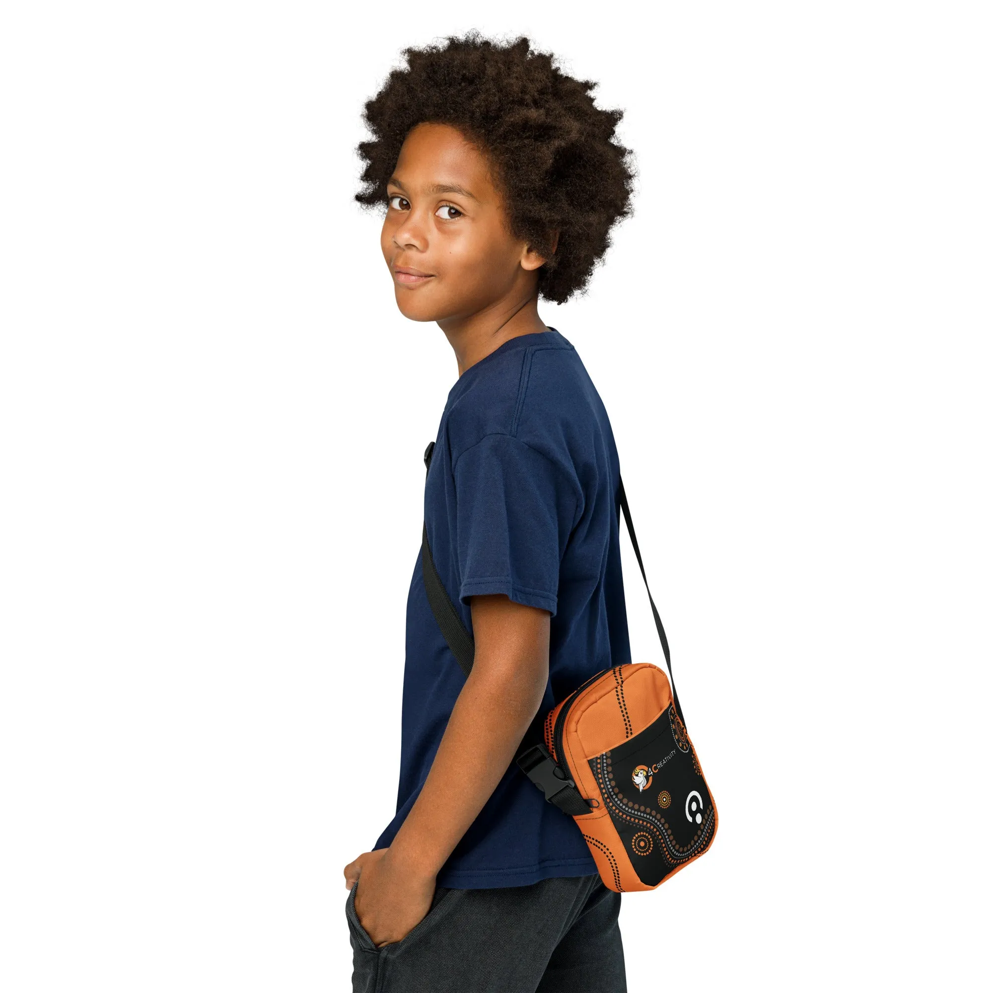 Contemporary Aboriginal Art Utility Crossbody Bag
