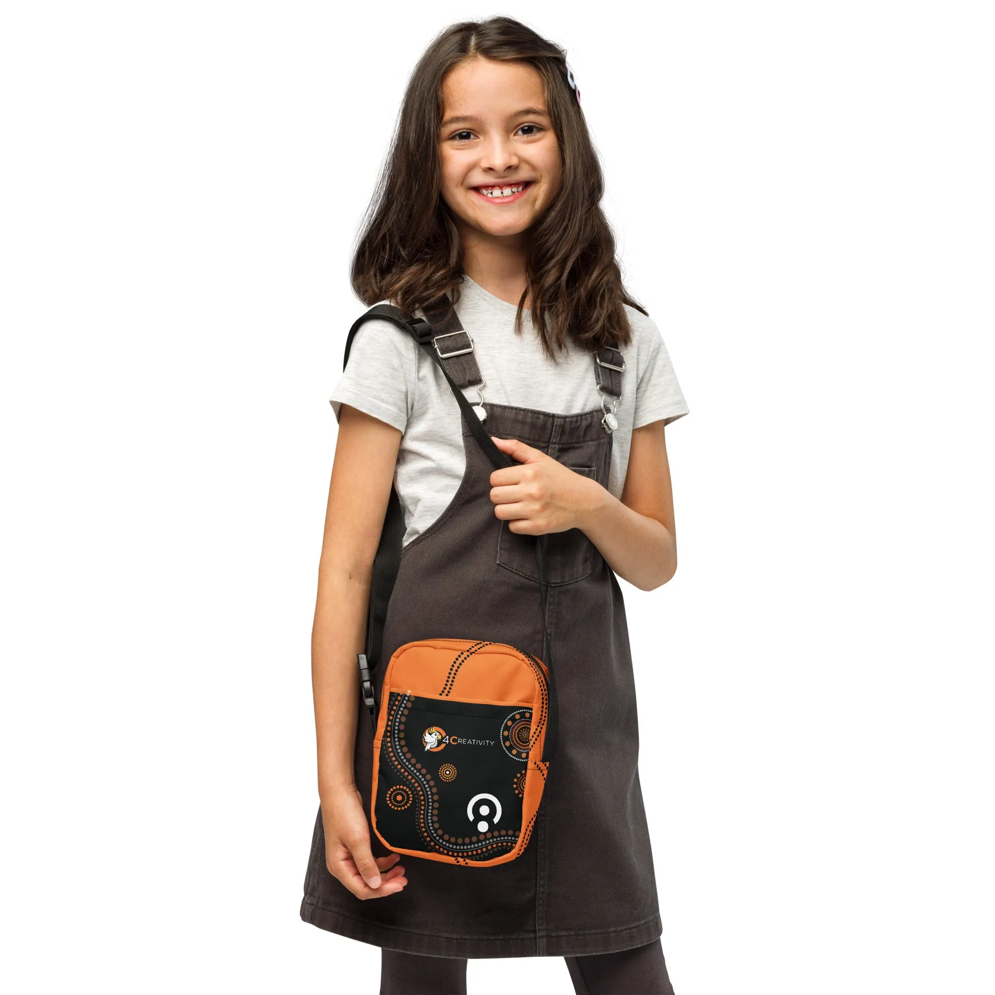 Contemporary Aboriginal Art Utility Crossbody Bag