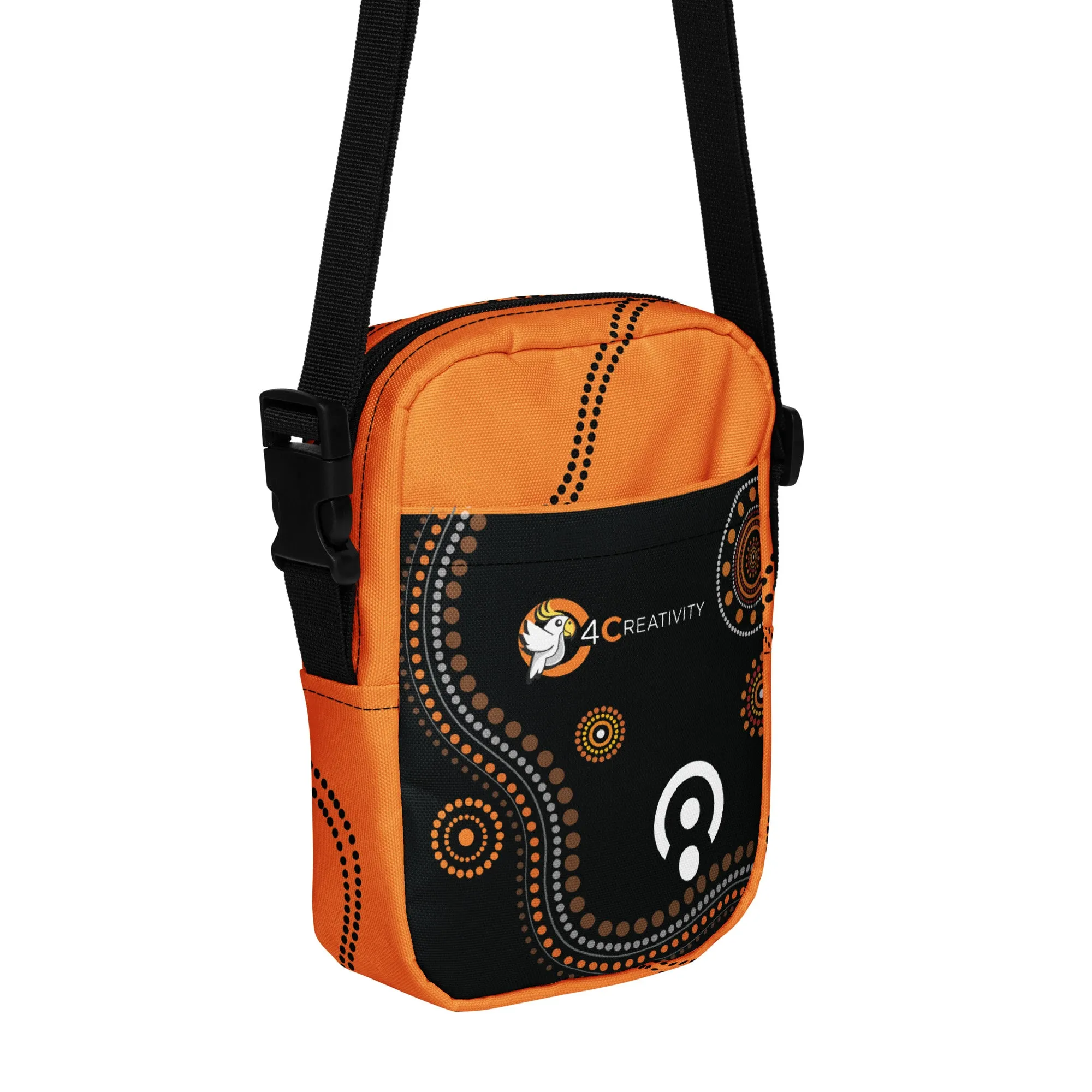 Contemporary Aboriginal Art Utility Crossbody Bag