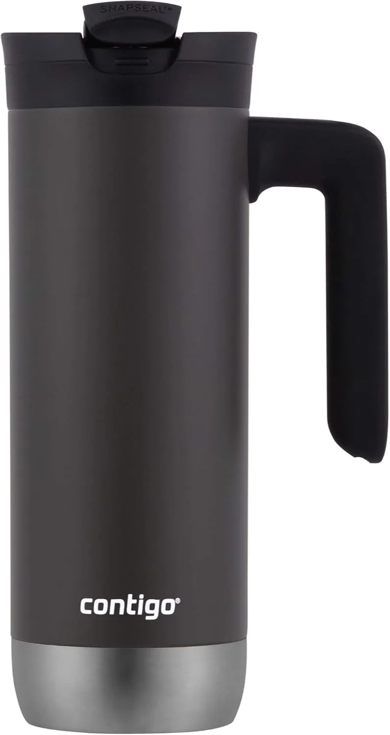 Contigo Superior 2.0 Stainless Steel Travel Mug with Handle with SNAPSEAL Lid, 20oz.