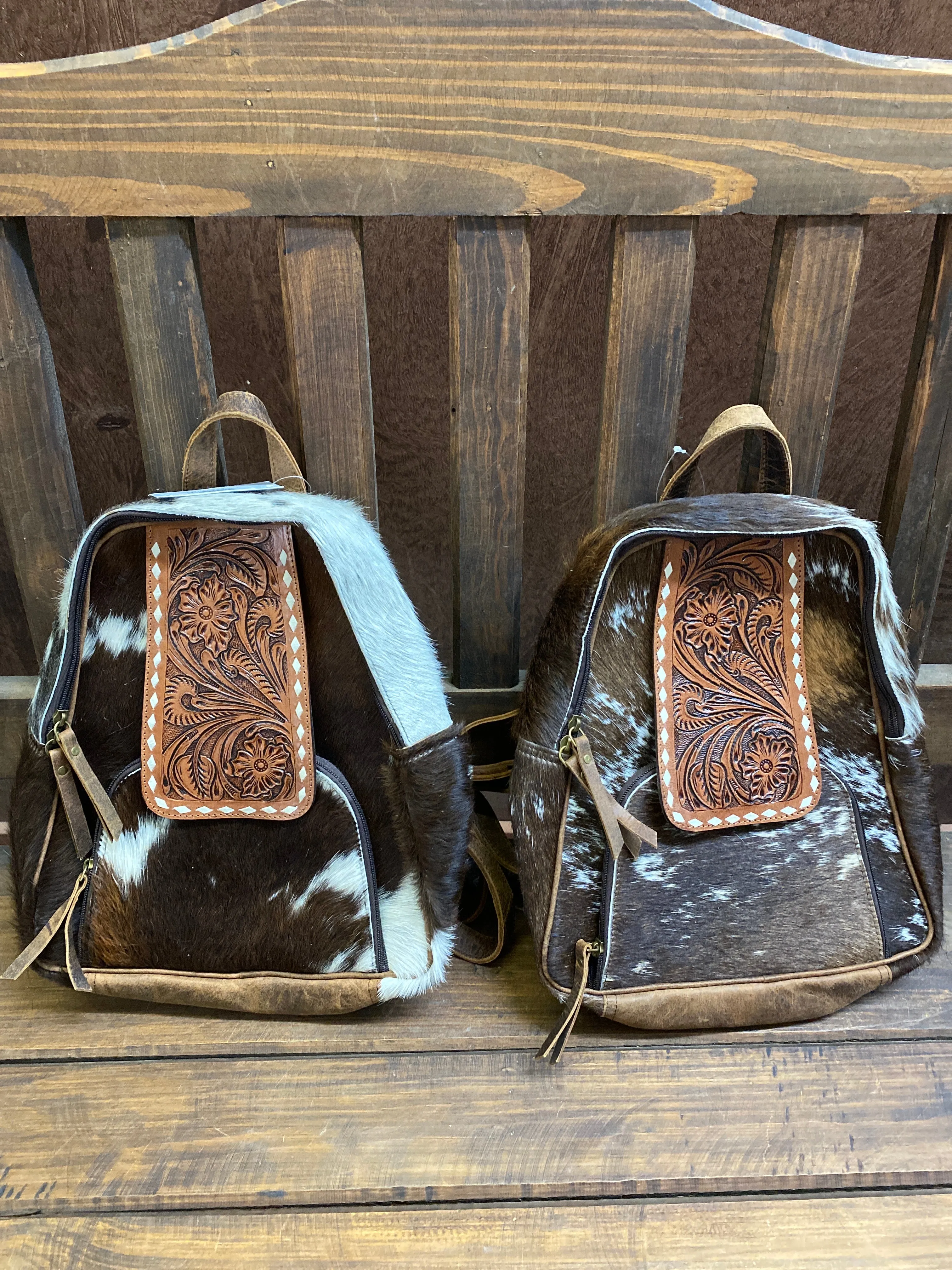 Cowhide Small Backpacks