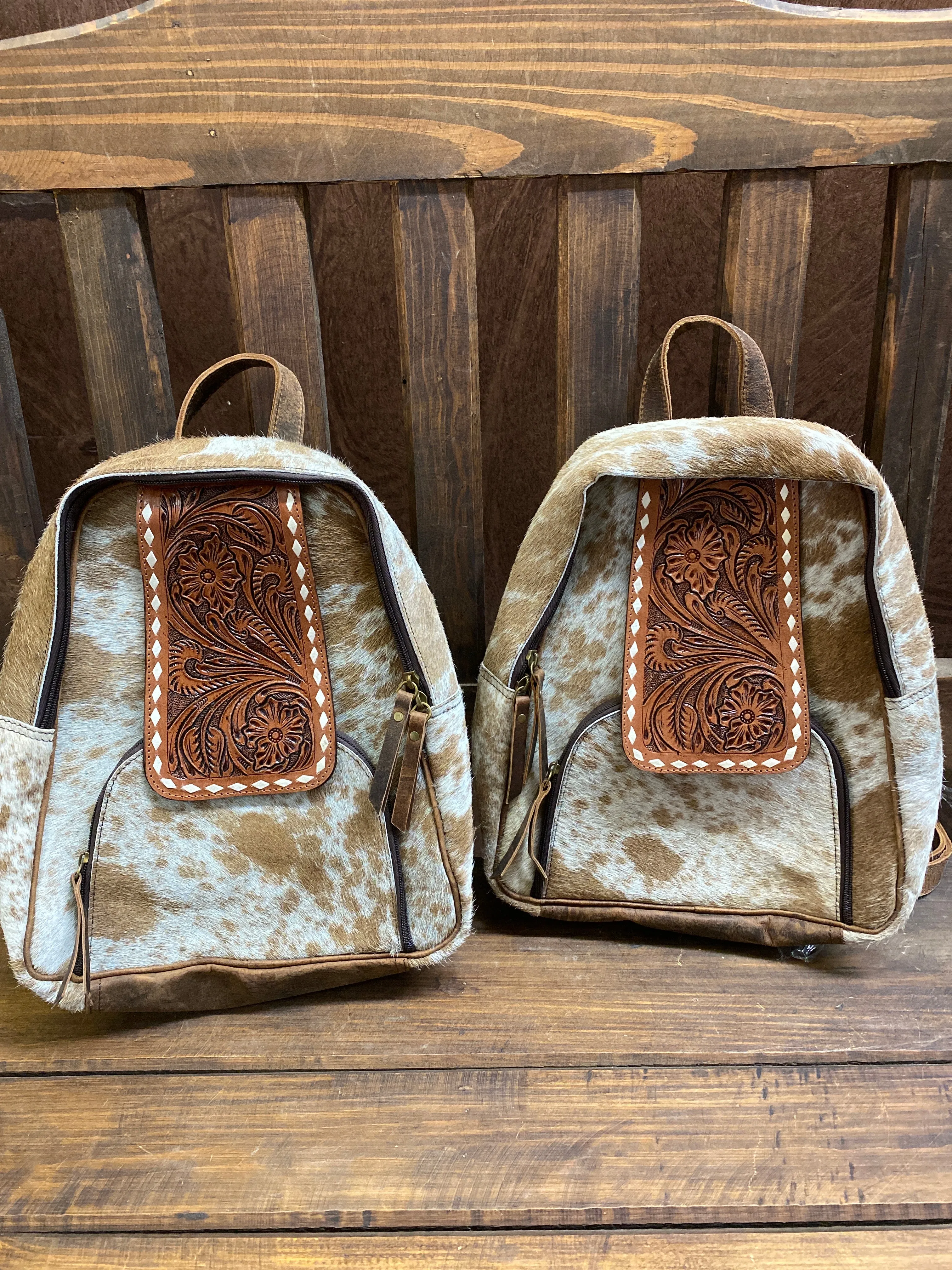 Cowhide Small Backpacks