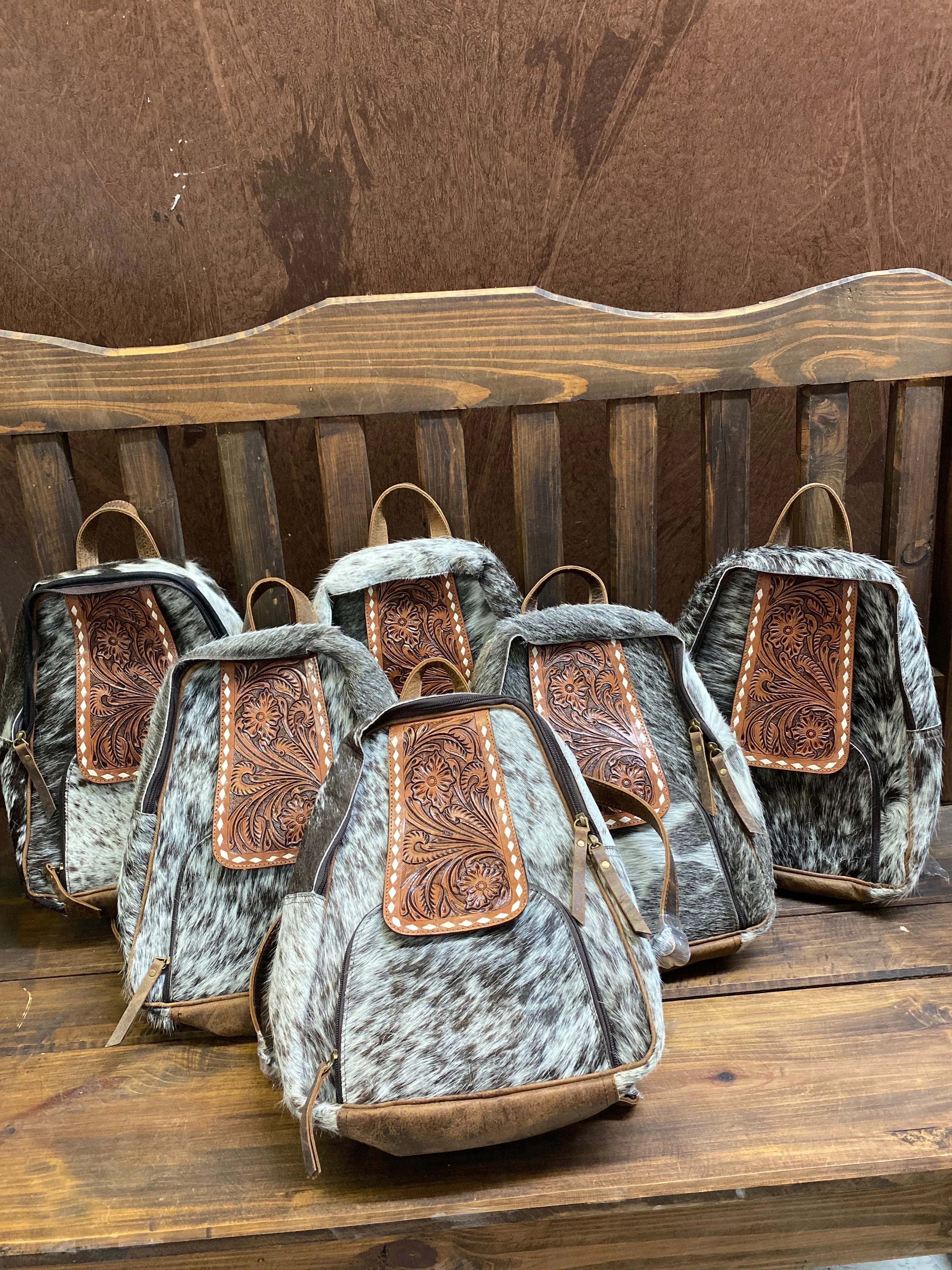 Cowhide Small Backpacks