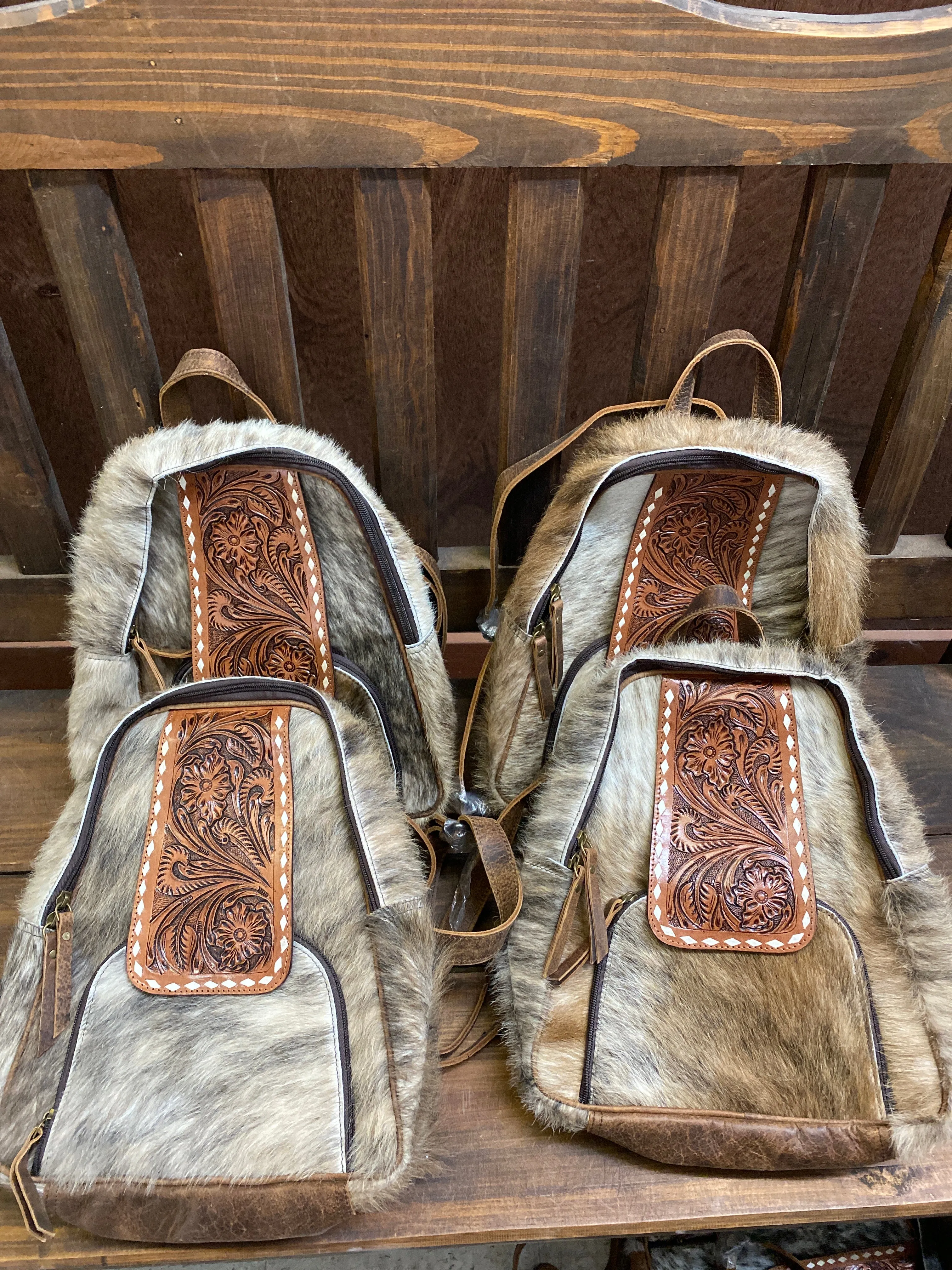 Cowhide Small Backpacks