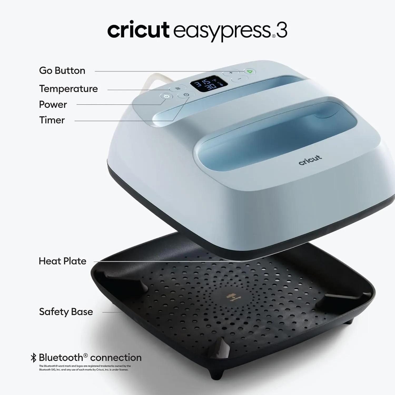 Cricut Explore 4 with Easy Press 3 Machine and Iron-On Combo Bundle - Craft Cutting Machine and Heat Press Combo, Cricut Machine Kit for Beginners and Gifts, DIY Apparel and Tote Bags, HTV Materials