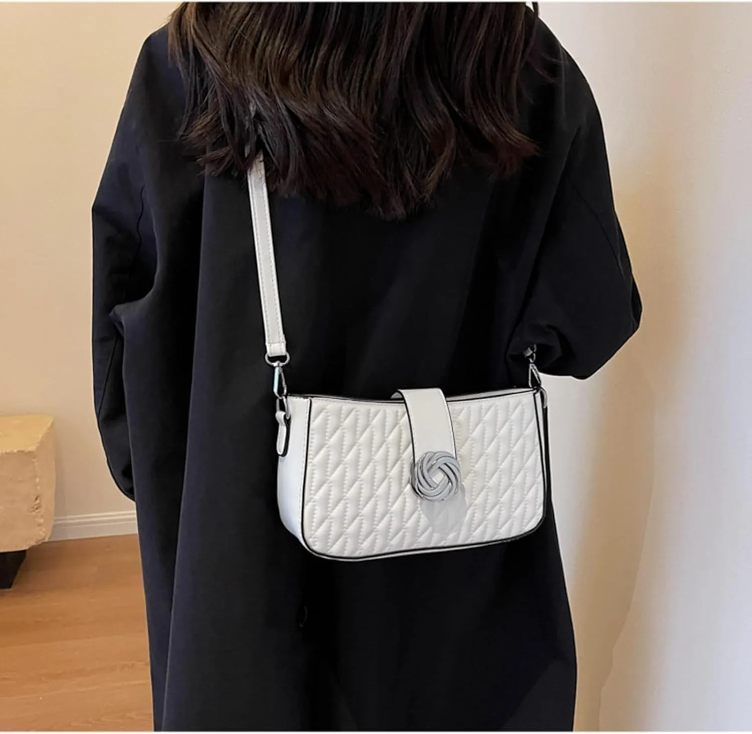Crossbody Bags for Women Small Purse PU Leather Shoulder Bag Trendy Handbag Satchel Evening Bag