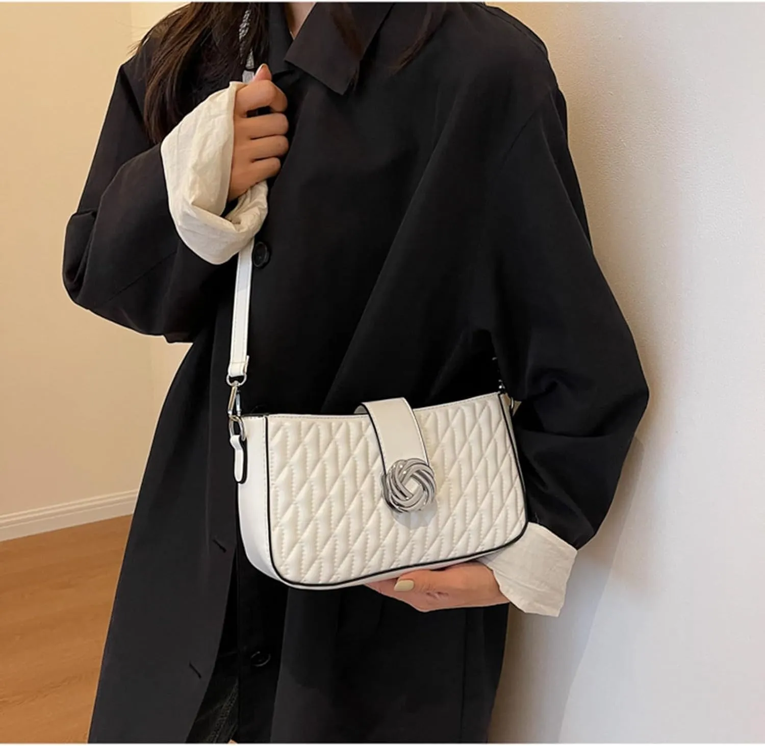 Crossbody Bags for Women Small Purse PU Leather Shoulder Bag Trendy Handbag Satchel Evening Bag