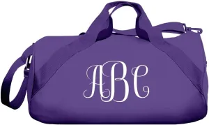 Customized Girl Personalized Monogram Cheer Bags: Barrel Duffel Bag