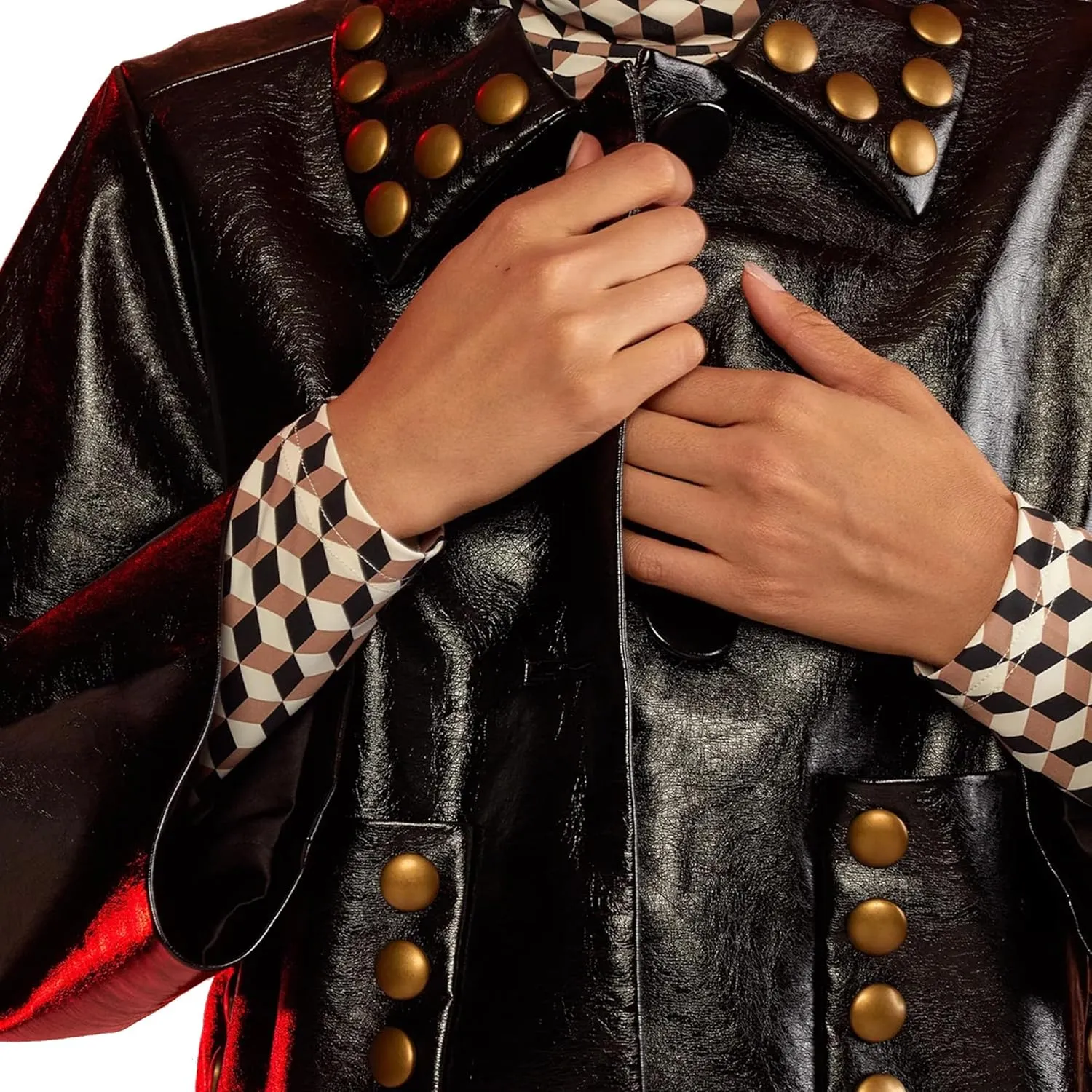 Cynthia Rowley Studded Vegan Leather Jacket