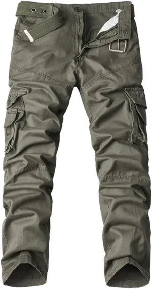 Dademeo Tactical Cargo Pants for Men Stretch Relaxed Fit Outdoor Work Pants Military Ripstop Casual Combat Assault Trousers