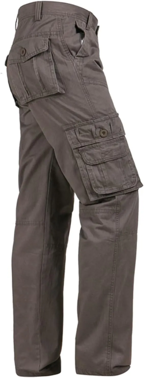 Dademeo Tactical Cargo Pants for Men Stretch Relaxed Fit Outdoor Work Pants Military Ripstop Casual Combat Assault Trousers